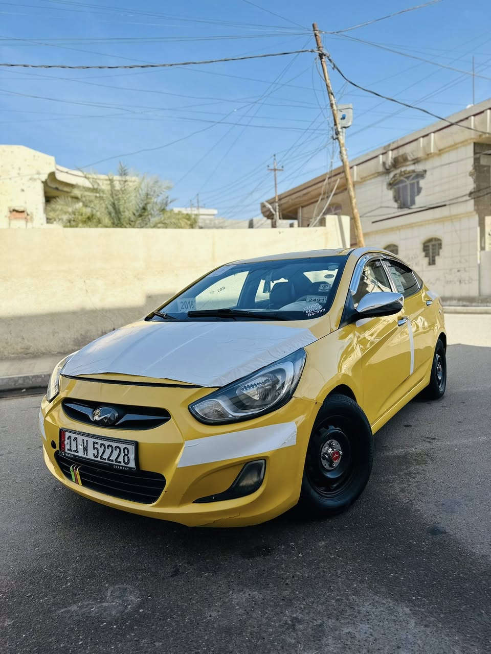 السلام عليكم 
اكسنت موديل (2016) 
وارد خليجي محرك 1600 
رقم بغداد جديد 
ماشيه 105 سياره جاهزه من كلشي 
سعر 78 بيها مجال بسيط 
رقم *********** 
عنوان فلوجه
