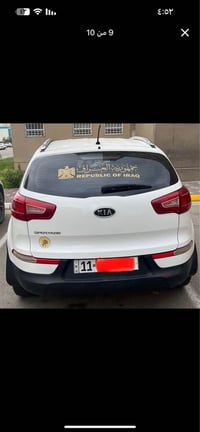 كيا سبورتج للبيع ٢٠١١ السياره مصبوغه عام كوم حديد اتكفل بس بالتحويل وا...