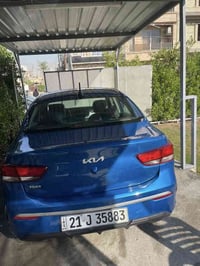 كيا ريو موديل 2022 رقم سليمانيه باسمي سنويه ورقم جديد وارد امريكي حادث...