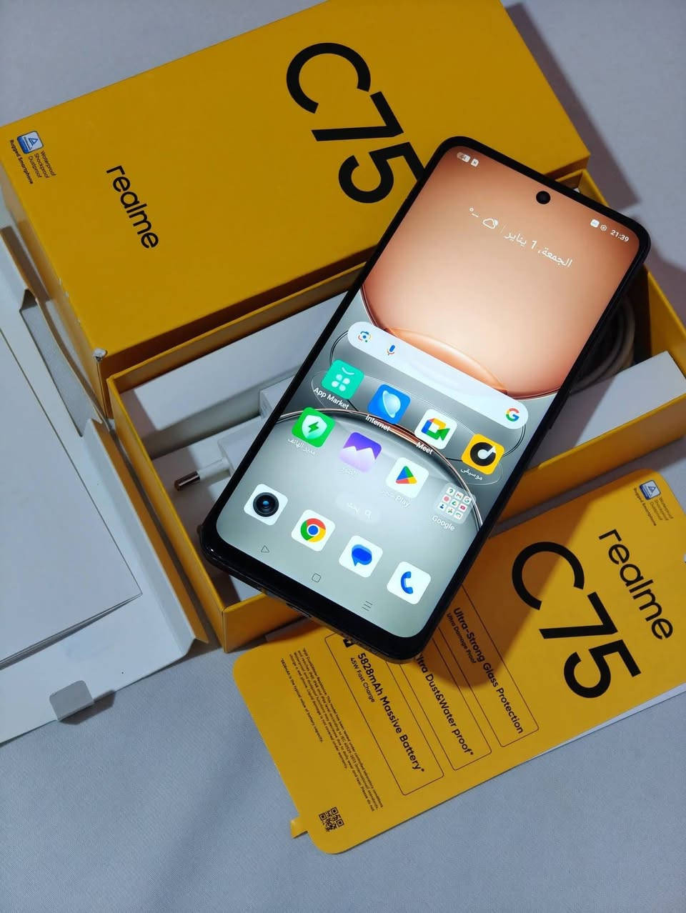 السلام عليكم للبيع ريلمي سي 75جهاز شرط نضافه فول مواصفات فول ذاكرة 512الرام 16 الجهاز كلو بلادي بوبجي 60فريم السعر 170وبي مجال ويرهم مراوس للستفسار ***********
