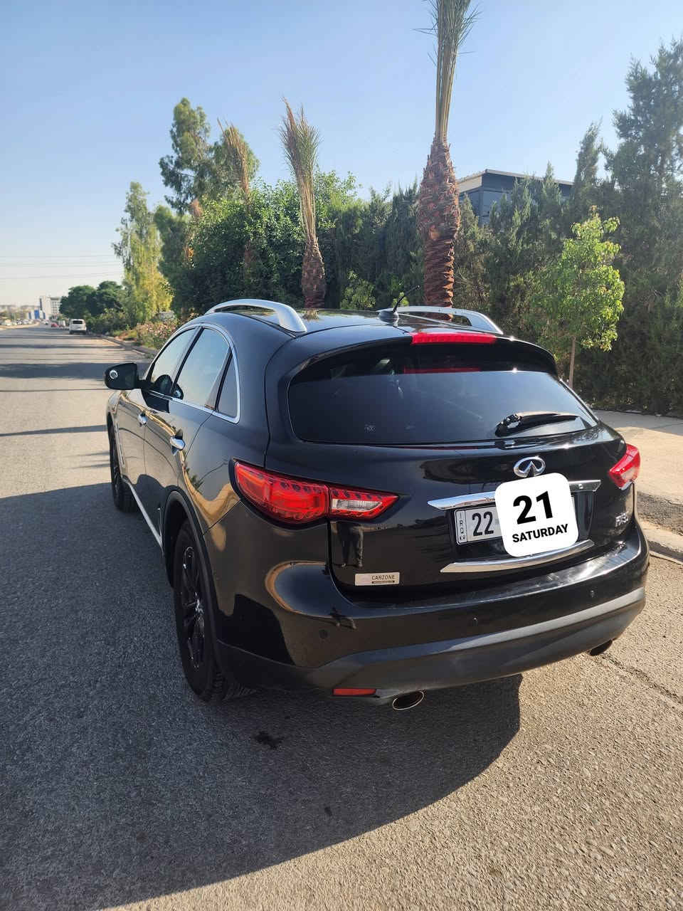 السلام عليكم
انفنتي fx35 2009  وارد امريكي كلين مكفولة من صبغ وضربة وغرق بيها صبغ بالصندوق كد كف الايد ، حجر بيئة بلادي.

اي كلوب ما مشتغل بيها وكاملة اي نقص ما بيها مكان السيارة اربيل ورقمها اربيل الجديد باسمي .. سنوية جديدة 

السعر 130


**إذا كنت صاحب هذا الإعلان وتريد حذفه لأي سبب، رجاءا أرسل رسالة إلى الدعم الفني**