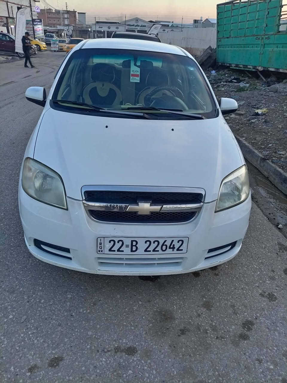 سيارة افيو مديل 2011 بدون صبغ بيه اشويه عل بارد بل باب محرك وكير نضيف محرك استرا رقم أربيل هزه ماصقطه تبريد وتدفه شغاله سياره جاهز مايعوزه الف دينار سعر ٧٢ تصال علئ هذا الرقم ***********
