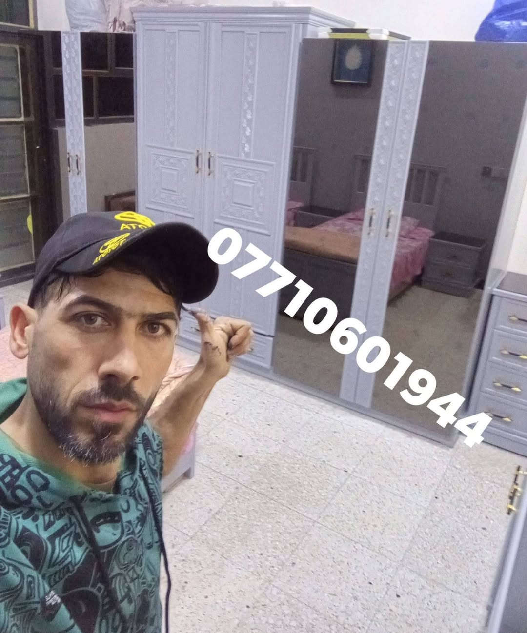 أسلام عليكم زبائنا تم تسليم غرفة اطفال داخل خارج صاج الون رصاصي حسب طلب الأخ زيد في منطقه البعيثه اي أستفسار راسلونه على الواتساب


**إذا كنت صاحب هذا الإعلان وتريد حذفه لأي سبب، رجاءا أرسل رسالة إلى الدعم الفني**