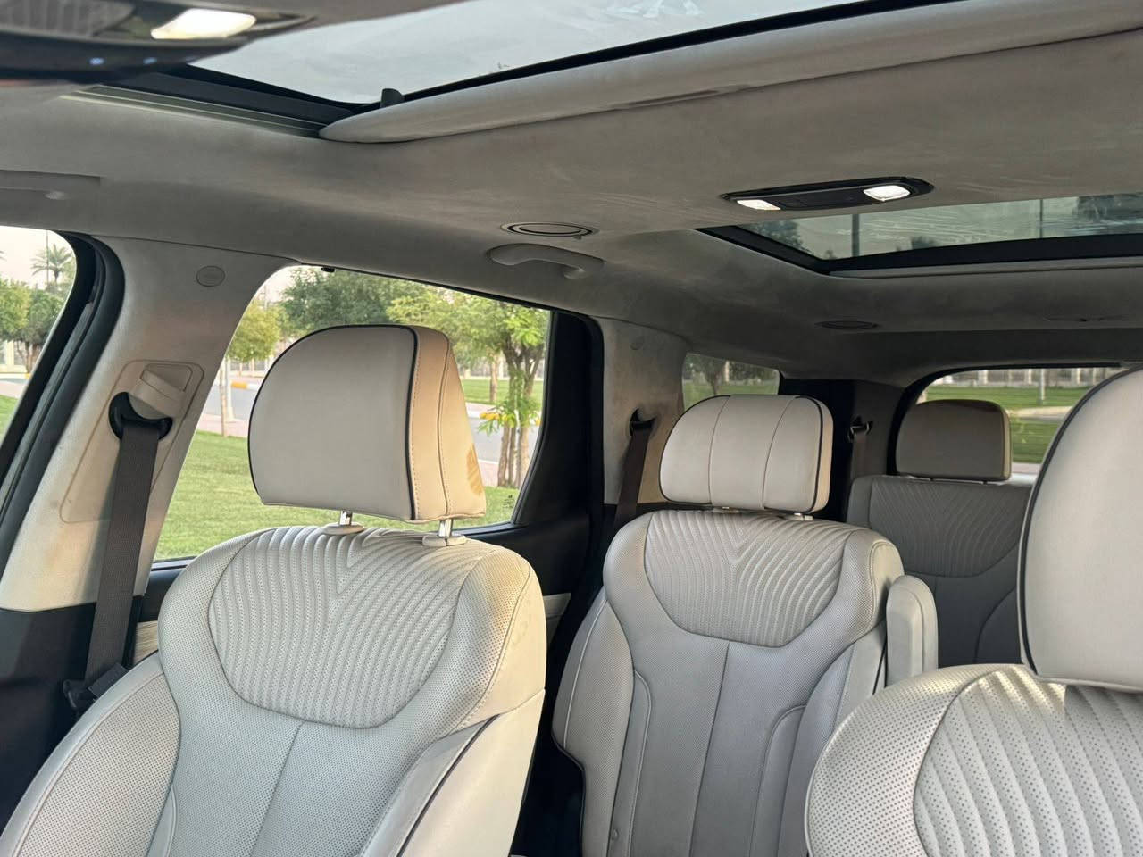 Hyundai palisade  2024 calligraphy
هونداي بلسايد كلگرافي 

موديل: 2024

الحالة: بنيد صبغ شبر  بارد صندوق قطعه صغيره 

بدون دواخل ايرباك ستيرن 

العداد 26 الف كيلو متر

المواصفات: كلگرافي  فول 1/1 

 شاشة عرض داتشو. المحرك   v6    3.8 

بصمة تشغيل + بصمة ابواب 

اصطفاف ذاتي(تقديم +ترجيع)  

فتحة سقف +بانوراما

سماعات هارمن كاردن عدد ١٦

 رادار امامي  + خلفي 

حساسات امامي + خلفي 

كامرات عدد 6  360 درجة 

كشنات امامي خزن ميموري 

كشنات كهربائي تدفئة وتبريد🥶

داخل ابيض

انارة داخليه (محيطيه) + انارة دشبول 

بردات جانبية

تبريد مركزي امامي + خلفي منفصل التحكم

تحكم ستيرن + شفتات

تدفئة ستيرن 

مرايا هيتر + تعتيم 

صندوق كهربائي شفط + اربع وضعيات فتح صندوق

وضعيات قيادة  (٥)

ويل كب حجم  ٢٠ 

اوتو هولد + نقطة عمياء 

سايد بريك بصمة + مثبت سرعة

شحن وايرلس 

إشارات بالمرايا  + إشارات جانبيه

2اوتو بريك 

تحديد مسار

شاشة ديجتال كبيرة

تشغيل عن بعد .

تدليك كشن .

دفع رباعي 

نظام مانع انزلاق 

 نظام نزول منحدرات كشنات Vip منفصل

العنوان البصرة 

السعر 325

التواصل اتصال على الرقم ***********
