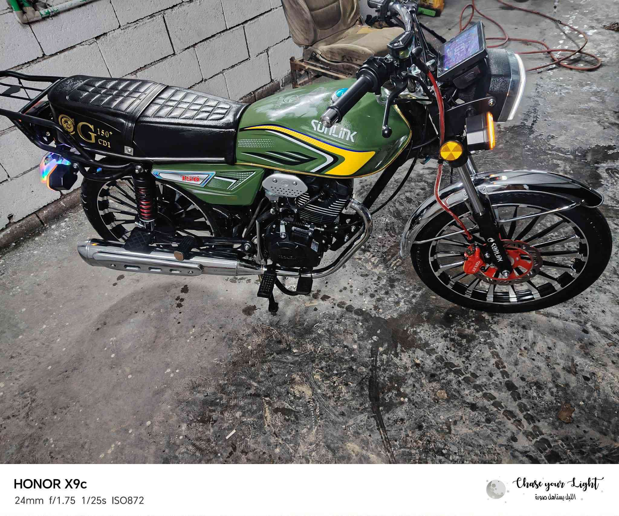 للبيع سولنك 25نضافه فول لون مميز محرك 150جاكوج سعر875 ***********
