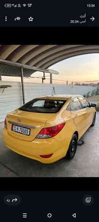 # اكسنت خليجيه مكفوله السياره موديل 2015 محرك الزغير اقتصادي  مستعجل ع...