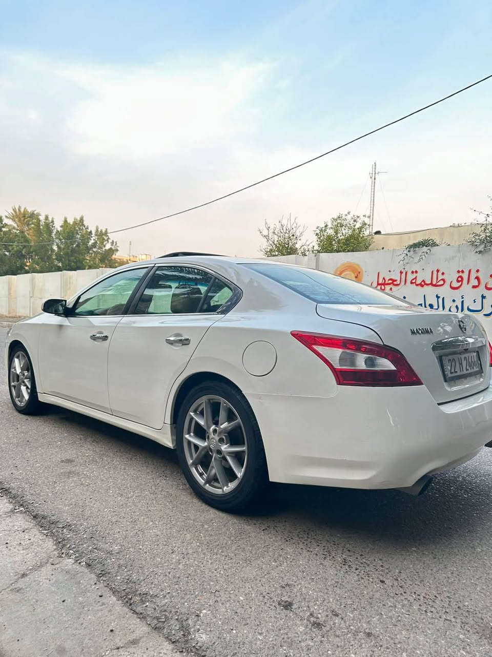 Nissan Maxima 2010 وارد امريكي
رقم اربيل السيارة بأسمي سنويه 2029

📌 المواصفات بلاتينيوم 
• محرك 3500 سي سي مكفول
• كير CVT مكفول
. تدفئة تبريد 
• حدادية جديدة 100% (أمامي + خلفي)
• طخم تايرات سبورت عدد 5 جديد
• ويل كب عدد 5
• فتحة سقف (سلايد روف)
• تحكم سرعة (كروز كنترول) + تحكم ستيرن راديو
• بصمة تشغيل + بصمة أبواب
• منظومة إنارة زينون LED
• تحكم كهربائي بالمقاعد (4 جهات)
. كاميرا 380 درجة خلفية 

⚠️ ملاحظة: حادث الجاملغ الامامي اتجاه السائق 
• صبغ الجاملغ الأمامي جهة السائق
• صبغ الجاملغ الأمامي عكس السائق
• صبغ البنيد
• صبغ الباب الخلفي عكس السائق
💰 السعر: 83 $  وبيها مجال 
📍 الموقع: بابل – المدحتية

📞 الرقم: ***********
