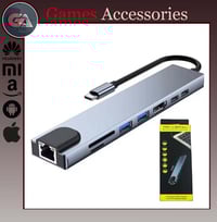 ادابتر تايب سي • ٨ في ١ • يدعم آيفون١٥-١٧