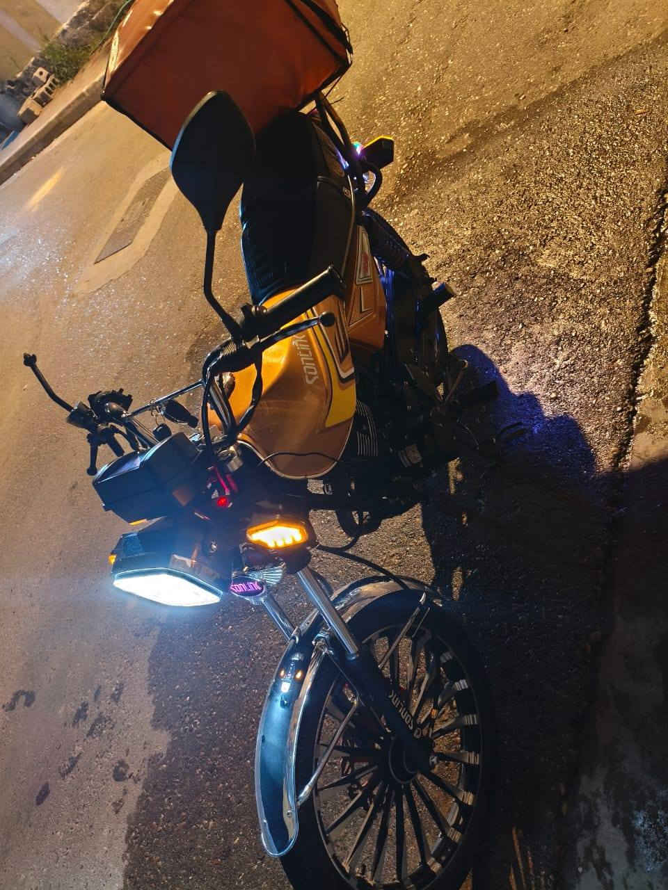 دراجة سونك  موديل 2025
مكفولة من كلشي تمام التمام  
نضافة خير من الله. سعرها 750 
المكان التأميم القادسية 2
متواجد واتساب ***********
