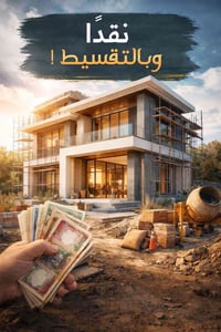 بناء منازل • تقسيط • إشراف هندسي