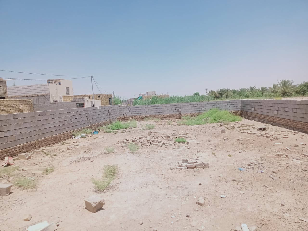 مكلف بل نشر قطعه للبيع ٢٧٥ متر واجه ١٢ونص ونزال ٢٢ونص طابو زراعي ركن عل شط مضيف ميثم المجاورمعن مسيجه وكامله ومدفونه تحول بس المشتري  ***********
