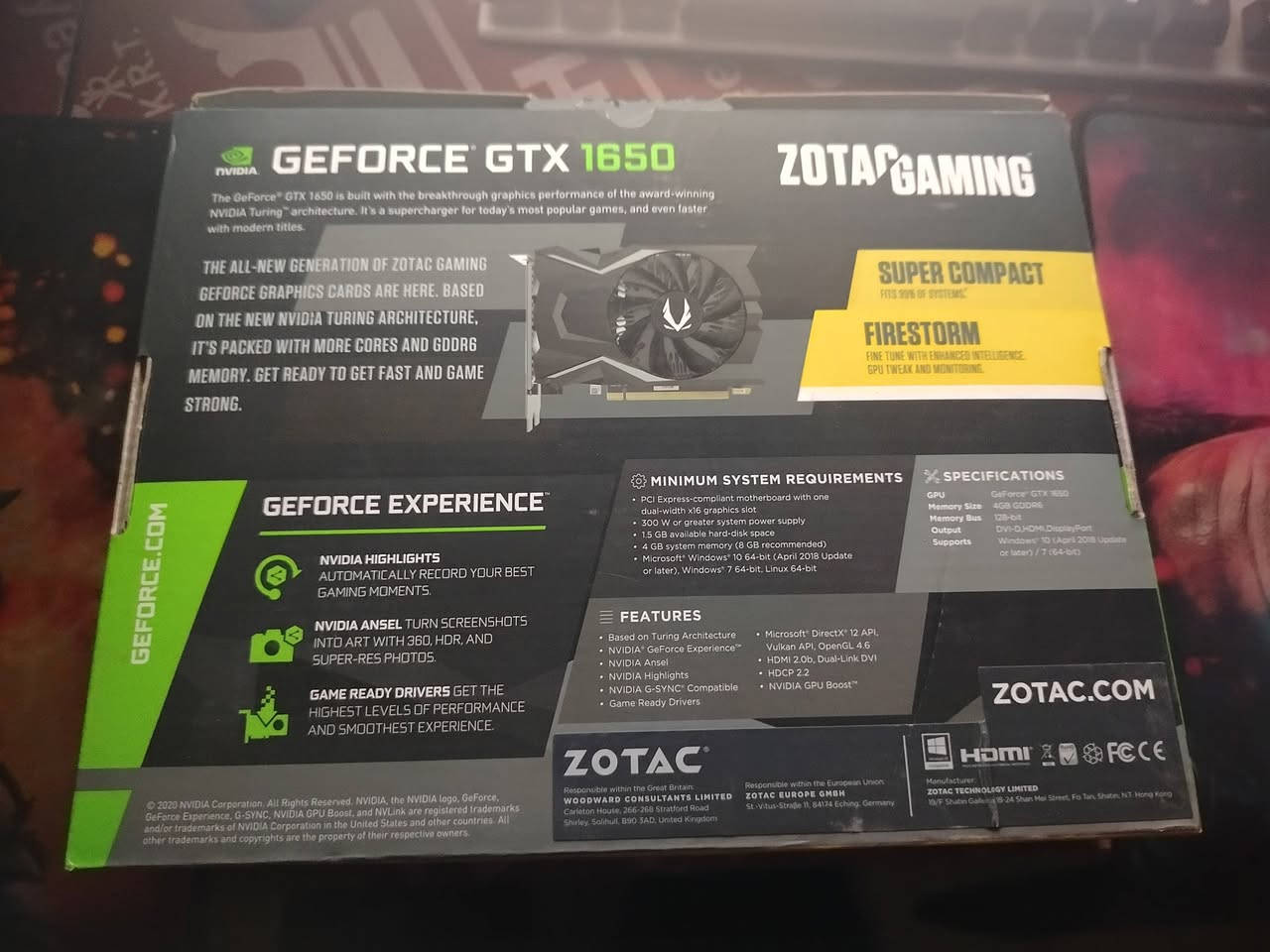 للي محتاج كرت شاشة ممتاز وبحالة جيدة جدا
متوفر كارت Nividia GTX 1650 4GB DDRG5 بسعر مناسب  وموجود توصيل لكل انحاء العراق 
قم بترقية كمبيوترك الان!


**إذا كنت صاحب هذا الإعلان وتريد حذفه لأي سبب، رجاءا أرسل رسالة إلى الدعم الفني**
