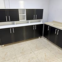 كاونتر MDF • ٣ قطع • سنك مرمر