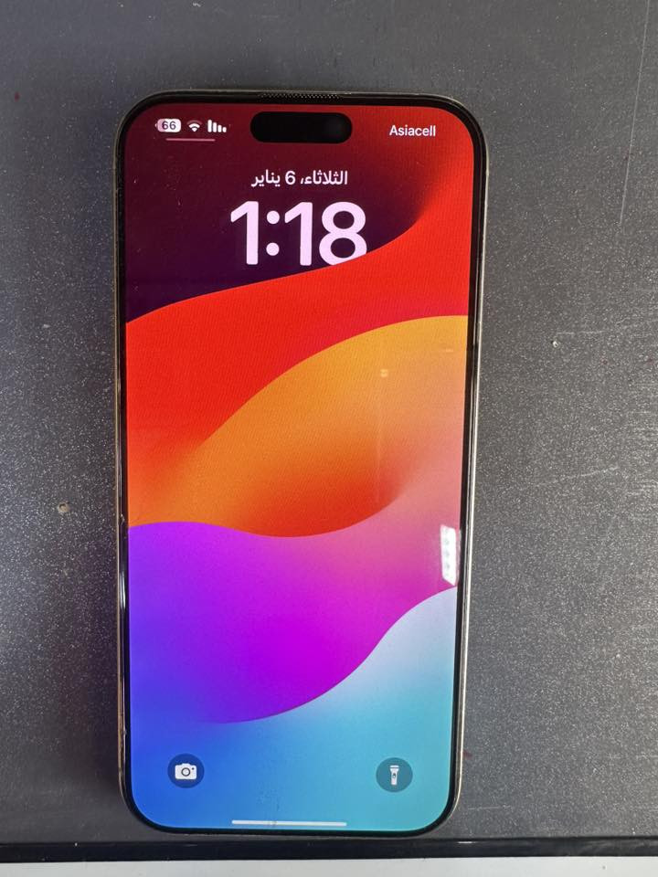 ايفون 16 برو ماكس ذاكراة 256 جهاز جديد جدا السعر مليون و450 مكاني بغداد الشعب ***********
