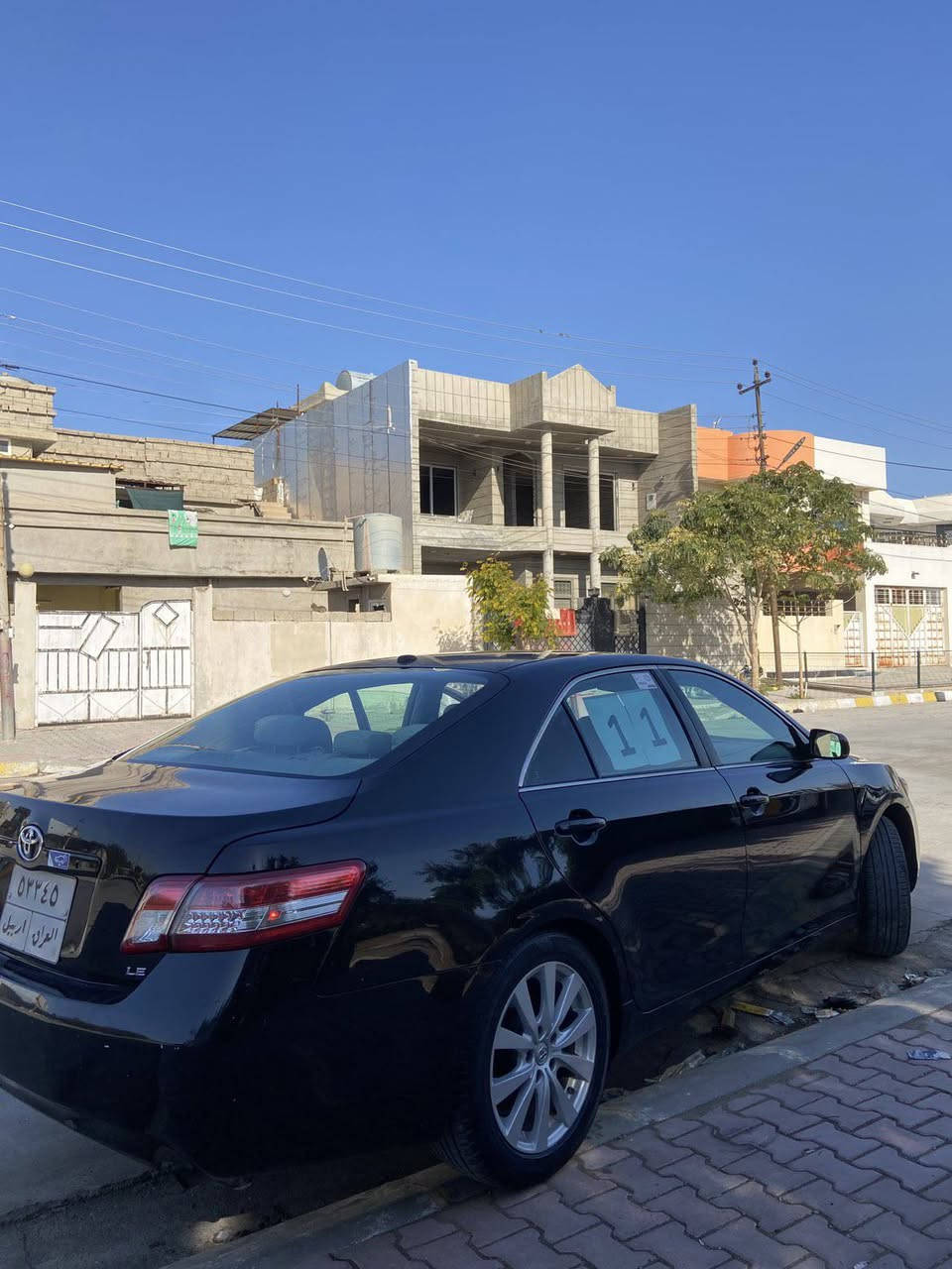 تویتا کامری مودیل 2011 مواسفات امریکی LE 
سه یا ره که زۆر جوان و پاک ما وه ته وه 119 هەزار رۆشتوه گیرو مه کینه ی به شه رت مه کینه ی که پسه نه کراوه ته وه سه ر فو بو خارو سه وت مه کینه ی نیه به شه رت سه نه وی تا 2027 تا زه یه تحویل و غرامه به شه رت 
 یه ک بارجه ی سبوغه چاملغی دوای سا یه ق دو به له ساردیشی هه یه له ده رگای سا یه ق بی نا و گرتن پیشو پشتی که پسه چوار ویلی ئه ڤه لونی له ژیره 
به ره ده ر گا و ده شبولي و سو كاني زور جوان ما وه ته وه
  کوبونی  بانزینی هه یه  /
سعر ی: 118 مه جالیکی که م /
شوین : کرکوک /
ژ.م /*********** /وه تس اپ
ژ٫م /***********/ وه تس اپ
