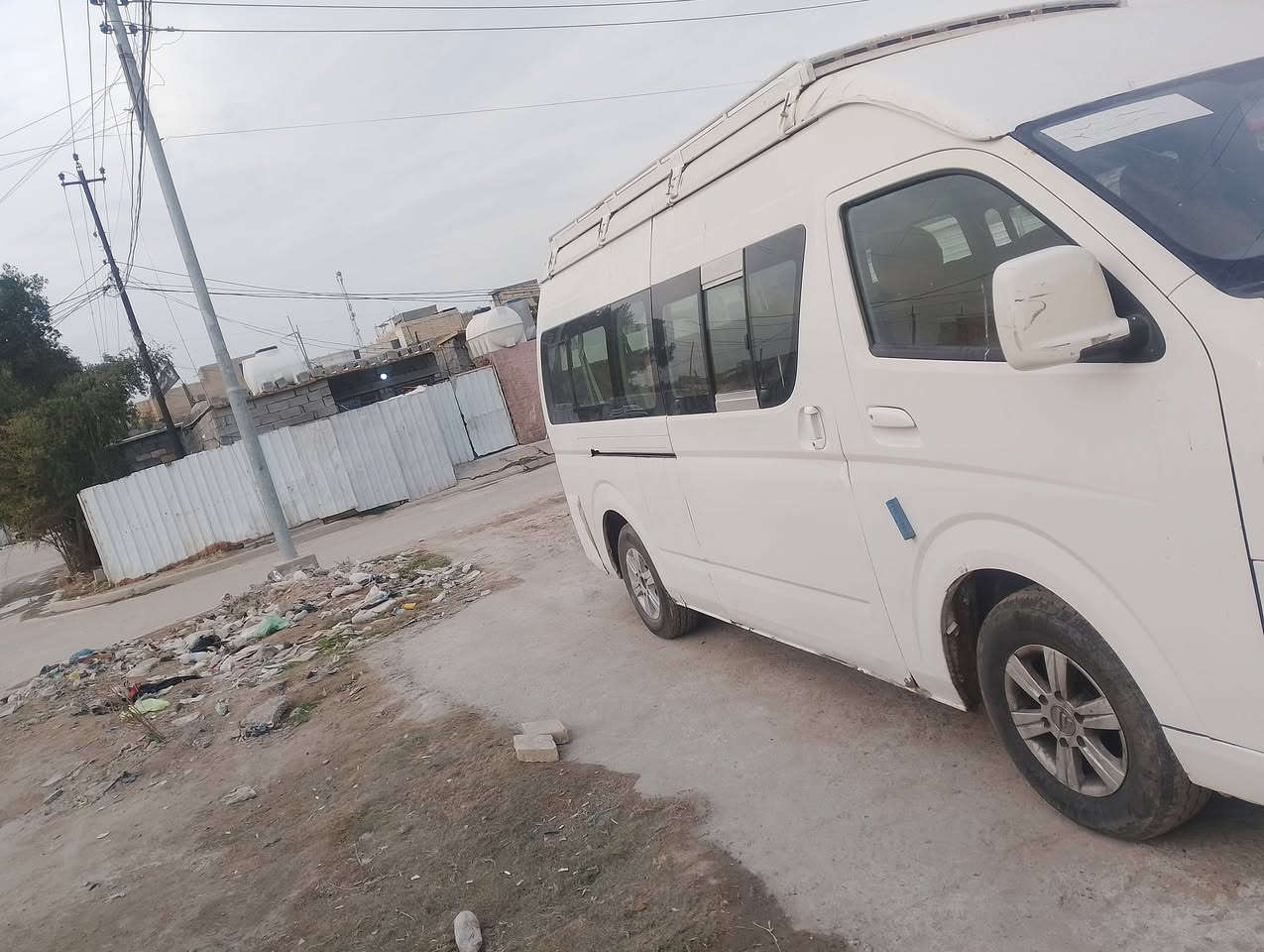 السلام عليكم فتون جنبي لبيع 17 راكب رقم مثنى نكليزي الجديد سنويه 2030 سياره ما متعوبه جديده موديل 2015مكينه كير حداديه خير من الله سياره ما ناقصه برغي مكان السياره بغداد البياع حي التراث رقمي متواجد واتساب ***********/ 95 وبيه مجال لطيبين
