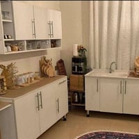 مطبخ متر ونص • سنك متر و٢٠ مرمر • توصيل مجاني