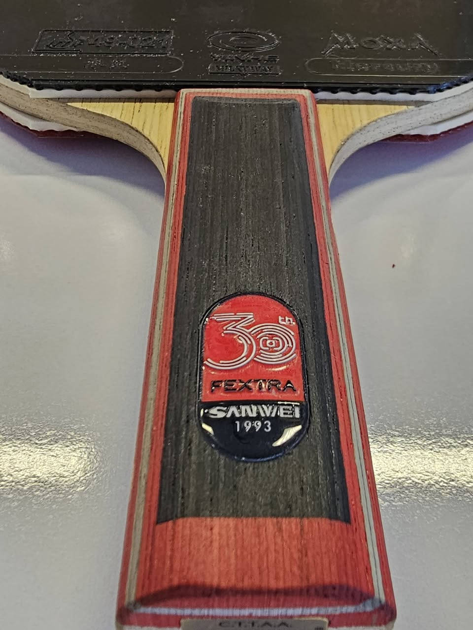 Sanwei + Yinhe Combo
🏓 السعر 53 ألف والتوصيل مجاني 🏓

🏓 Sanwei Fextra 7 (ST)
🔴 Yinhe Mercury 2 (Soft)
⚫ Yinhe Mercury 2 (Medium)

ملاحظة /
❗الخشب مستعمل وفيه ضربة تم تصليحه كما مبين في الصورة .
❗المطاط الأحمر جديد غير مستعمل والمطاط الأسود مستعمل فقط مرتين .

يوجد توصيل لجميع المحافظات


**إذا كنت صاحب هذا الإعلان وتريد حذفه لأي سبب، رجاءا أرسل رسالة إلى الدعم الفني**