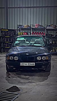 بي ام  525 اصل موديل 1992 سياره شوفت عينك نقص برغي مابيه  جام كهرباء س...