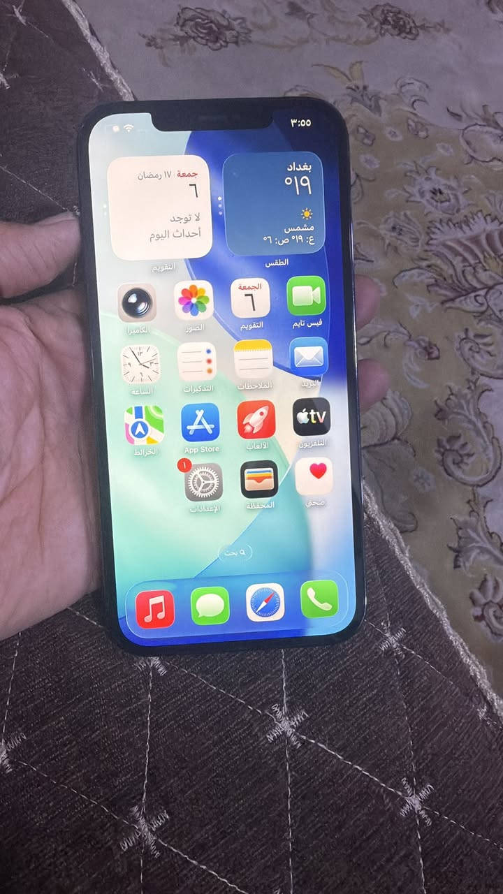 ١٢ برو ماكس ٢٥٦ السعر ٣٥٠ قفل مكاني بغداد ***********
