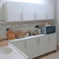 كاونتر MDF • سنك مرمر • خشب تركي 18ملم