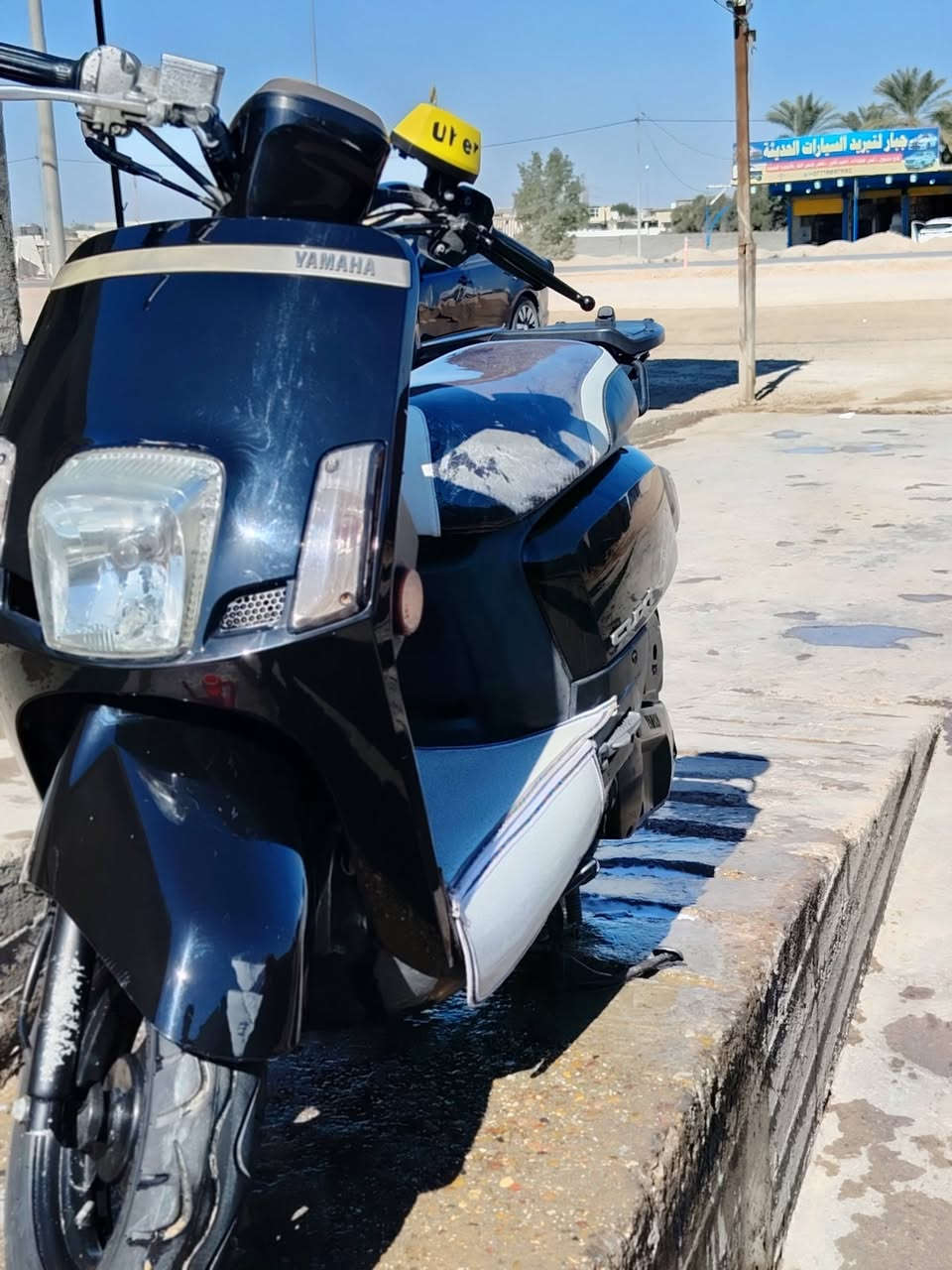 سلام عليكم دراجه بوليس مصطره ٢٠١٢خير من الله دراجه ختم واحد كهربائيات كله شغاله مال جناي تايرات جديده لايت زنون السعر خاص دك وبيك خير ودلل  رقم ***********
