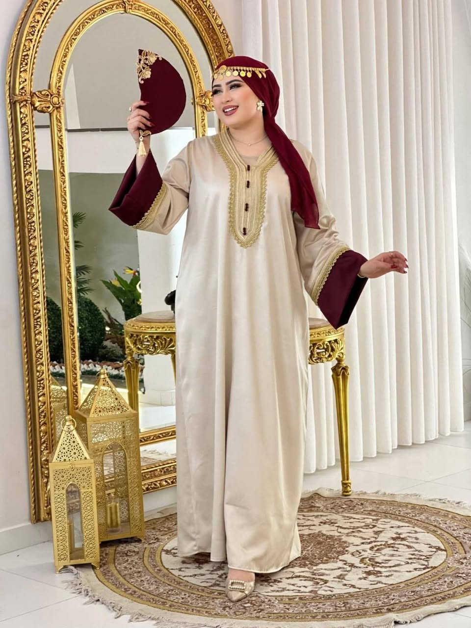جمله الجمله 😍
عبايات العيد بالوشاح اللون الزيتي والازرق الملكي والأحمر والنبيتي ❤️😍😍😍😍
المقاسات m/L/XL/XXL
@


**إذا كنت صاحب هذا الإعلان وتريد حذفه لأي سبب، رجاءا أرسل رسالة إلى الدعم الفني**