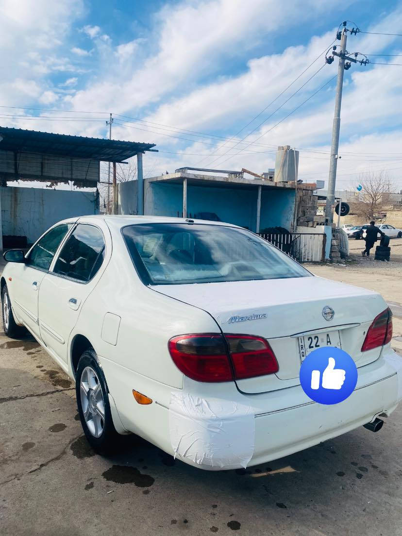 بەناوی خوایی گەورە... نیسان ماگزیما  2002 سەنەوی تا 2030 تازەیە مەکینە 3000 محەسەن مەرغوب گێر عادی چوار پارچە بۆیاخ تەبرید سارد و گەرم ئیشەکا  چوار تایەی تازەی لەژێرایە سعری 50 مەعامەلەیەکی برایانە          ژمارە:***********     *********** گۆڕینەوەش ئەکەم بە شاهینە.
