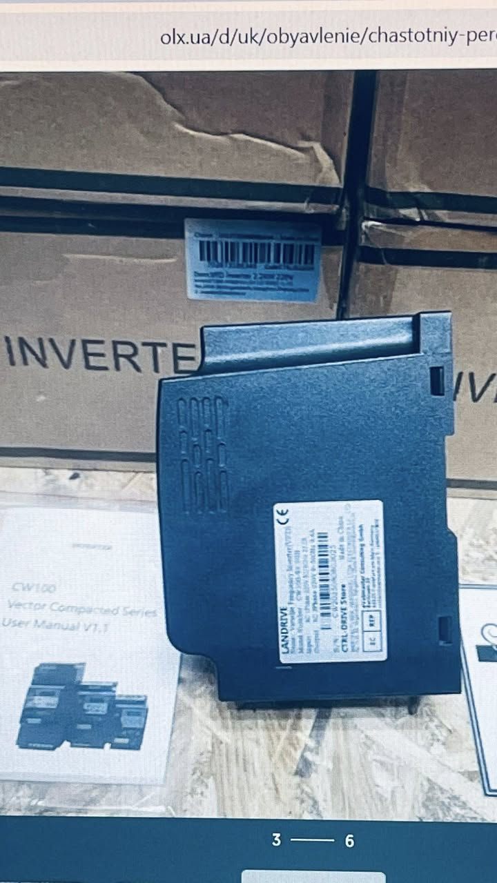 متوفرات
 
* VFD CW100 S2.2 GB  عدد ٣
بقدرة ٢.٢ كيلو واط
‏

* VFC 750 W عدد ٣

البيع شلع 
الرجاء و غير مبريء الذمة اللي ما يريد يشتري و يدخل يسأل عالسعر 
البيع فقط لأهل الإختصاص


**إذا كنت صاحب هذا الإعلان وتريد حذفه لأي سبب، رجاءا أرسل رسالة إلى الدعم الفني**