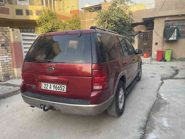 فورد اكسبلور موديل 2003 رقم شمالي سنويه باسمي لل 2030
هزه تخلص بشهر 6 الجاي
سياره اي نقص مابيها 
تخم تاير جديد 
باتري جديد 
تبريد 3 قطع ثلج 
صدر خير مـטּ الله 
دواخل السياره على بلاد كلش جديده 
سياره شمالي ومامتعوب 
بيها كم قطعه صبغ اثر الجراد فقط 
السعر 74 وبيها مجال  بسيط حك الجيه
***********
