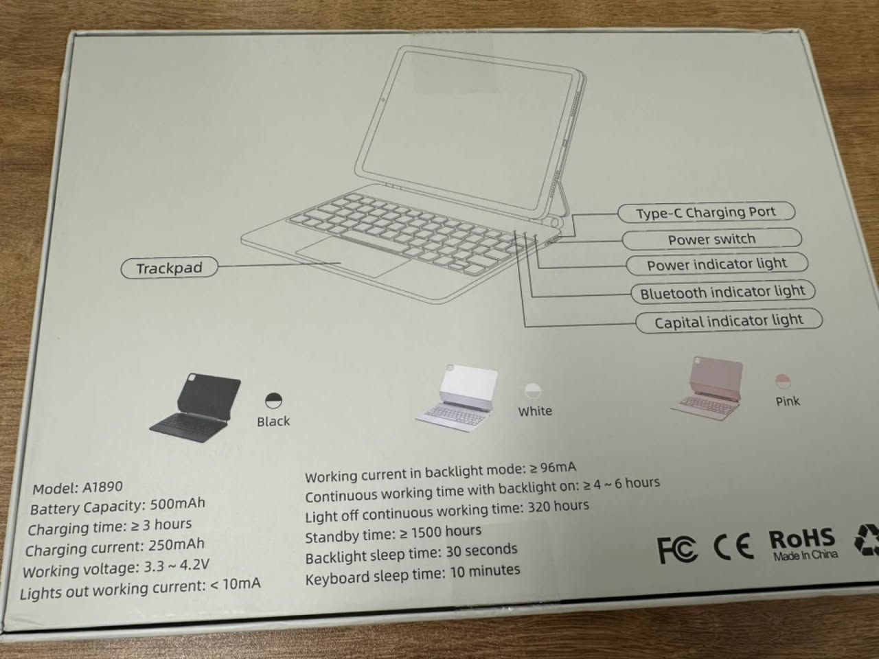 ⌨️ كيبورد وحافظة ماركة آيباد برو 12.9 كواليتي جداً عالي ظهر جلد وزن ثقيل بلون اسود جميل
بالكارتون غير مستخدم شرط
بلوتوث وشحن تايب سي
 • 📱 حافظة + كيبورد بنفس الوقت
 • 📏 يدعم iPad Pro قياس 12.9 إنج
 • ✅ يشتغل ويا موديلات 
(2018 / 2020 / 2021 / 2022)
7 مودات اضاءة متغيرة 
الشحنه الواحده تمشي اكثر من 300 ساعة عمل في حال بدون اضاءة

للاستفسار خاص
توصيل موجود 

#كيبورد
#كيبورد_آيباد
#آيباد_بروص


**إذا كنت صاحب هذا الإعلان وتريد حذفه لأي سبب، رجاءا أرسل رسالة إلى الدعم الفني**