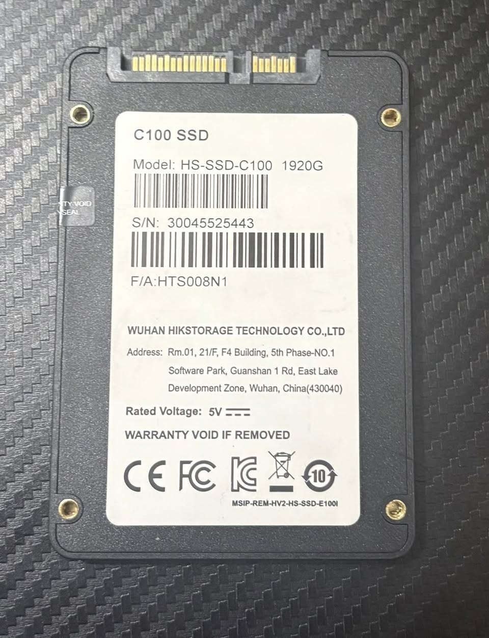 SSD SATA 2TB
مستخدم لمدة 4 اشهر وعندي وصل الشراء 
للتواصل واتساب : ***********
