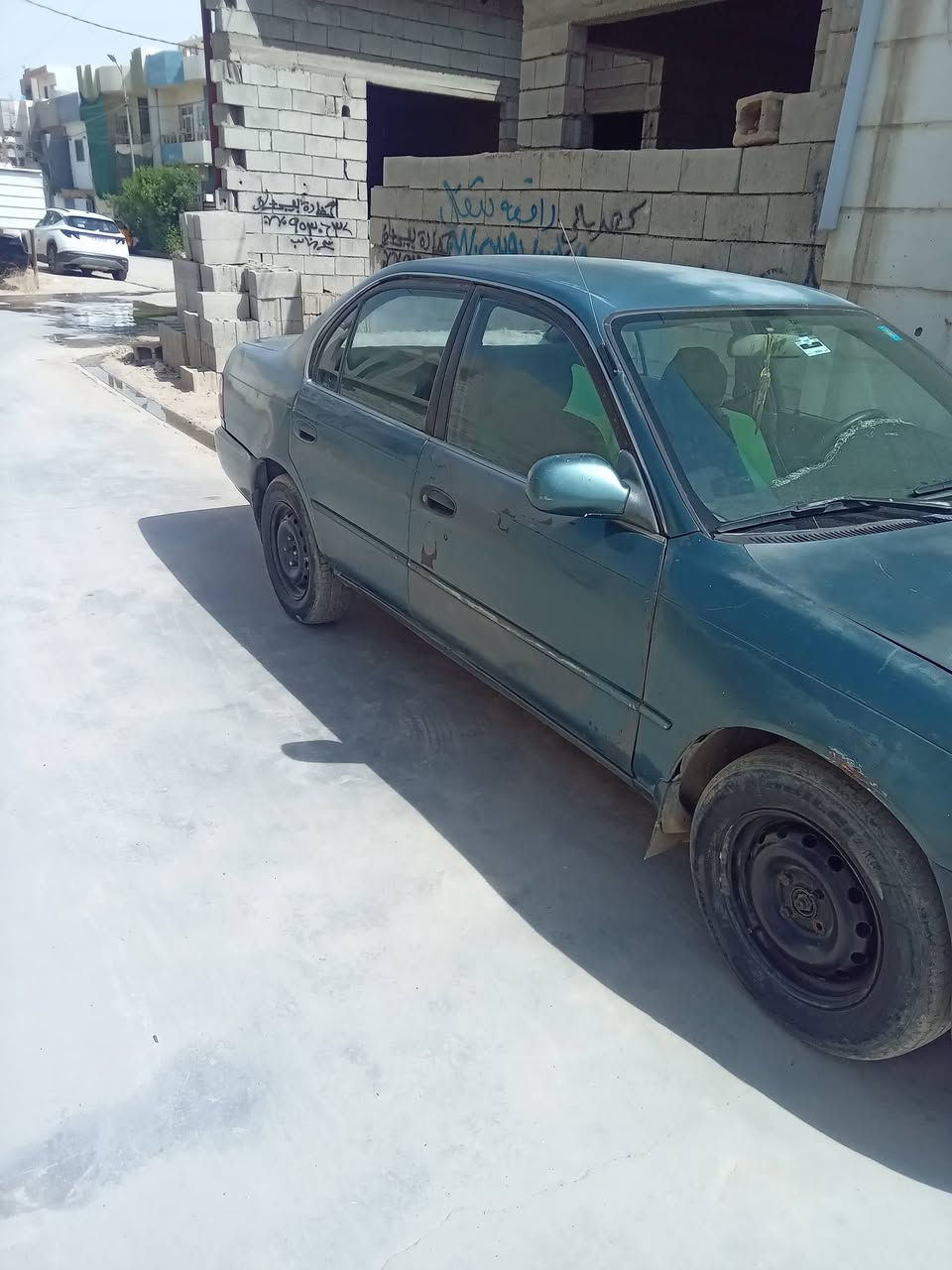 كورلا للبيع موديل ٩٣السياره باسمي مشروع وطني سنويه ٢٠٣١ بطاقة بانزين بيها ضرر راس جاملغ امامي بدون دواخل مابيها اي تبديل تبريد شغال فقط غاز محرك وكير بالشرط بدون لاصرف ولا بخار تحويل اووكاله السعر ٤٨وبيها مجال اتصل كركوك واسطي ***********

