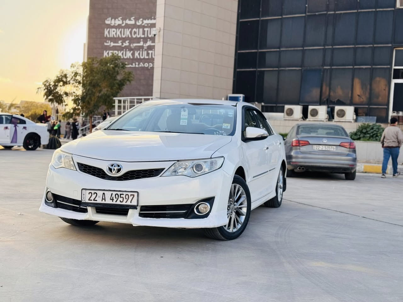 كامري 2012 خليجي مكفوله سعر134 وبي مجال بسيط
خليجيه داخل عسلي محرك 2500 شرط 
شاشه كامره حساس خلفي
تبريد مركزي كشن كهربائي تحكمات تحديد سرعه
سياره جاهزه من كلشي مكفوله من الصبغ سونار موجود 
سعره ١٣٤ وبي مجال بسيط مكان السياره كركوك
***********
