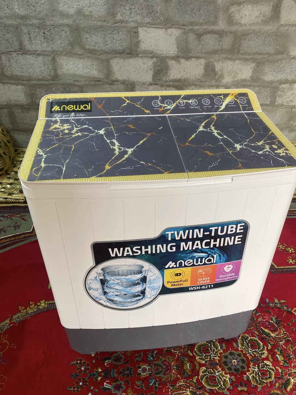 غساله جديدا ما مستخدما  كبس بس كارتونها  انشك معرف حجمها سعر ١٤٠ الف  رقم ***********
