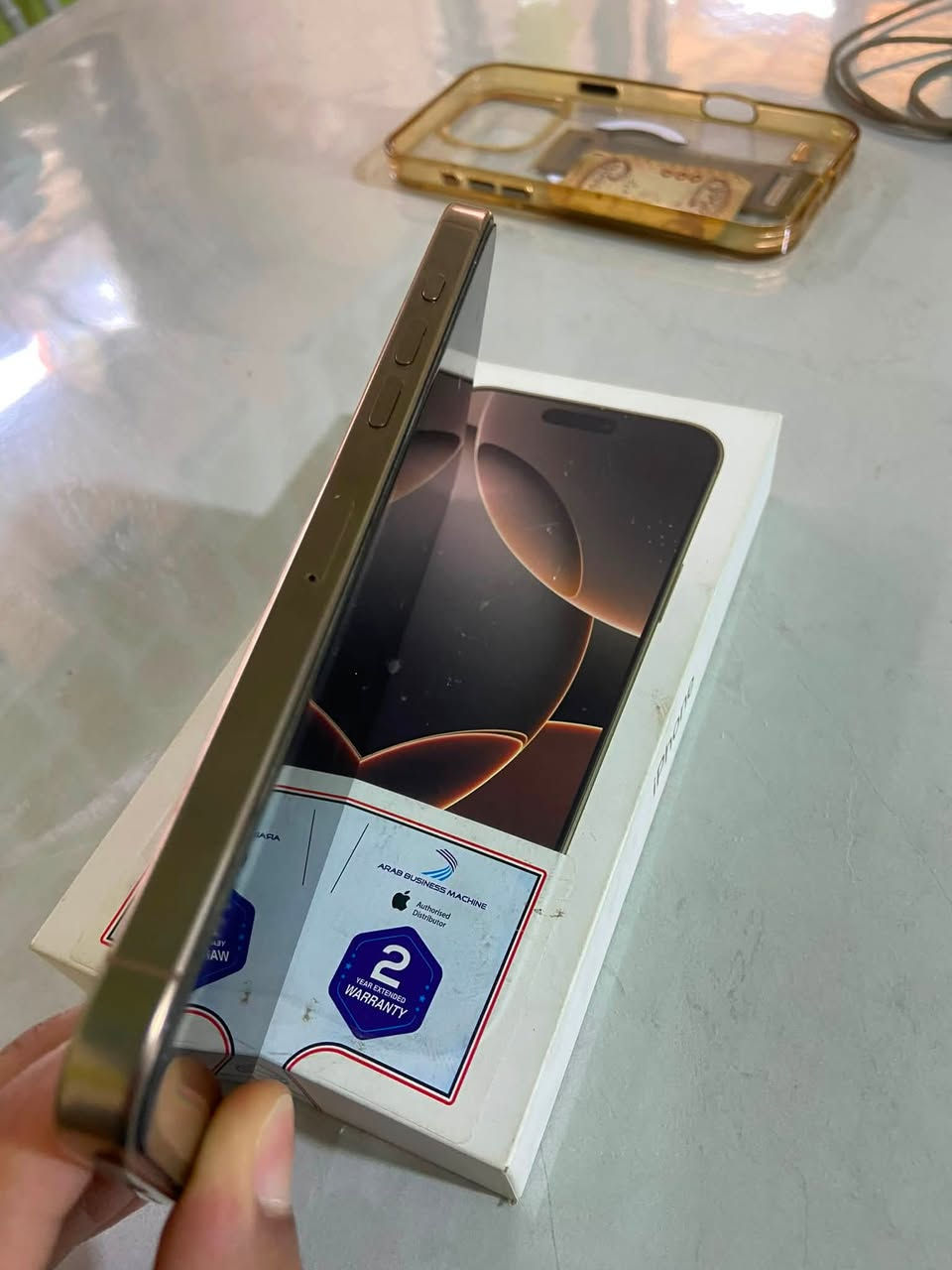 للبيع جهاز iPhone 16 Pro Max ، الجهاز أخو الجديد تماماً وبحالة الوكالة استخدام منزلي خفيف جداً

البطارية 98 الذاكرة 256 ملحقاتة ويا حتى العلاكة ويا

افحصة وين متريد  السعر1450 

هذا رقمي ***********
