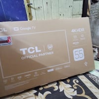 عندي شاشه جديد غير مستخدم نوع TCL الأصلي الحجم 55 موديل v6c يدعم الذكا...