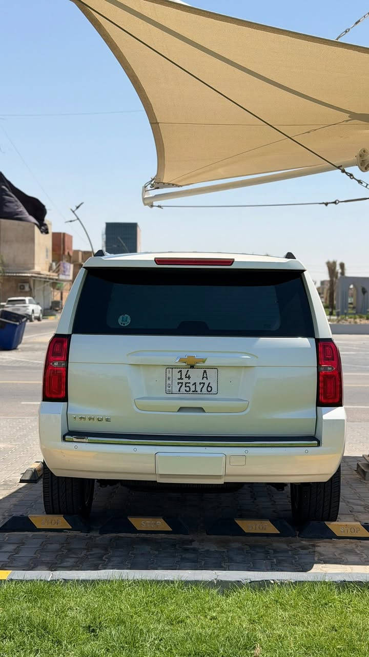 السلام وعليكم تاهو 2015 LTZ خليجي وكالة المنصور رقم بصره الجديد بأسمي كفاله ضربه وصبغ وتبديل عدا مكانين بارد وكارت مكينه كير كفاله فول مواصفات دوس كهرباء صندوك كهرباء 4بصمات فتحه ثلاجه  داخل قرميدي ماشيه 127 الف كيلو جديده السياره.
السعر: 320
العنوان :بصره
رقم الموبايل: ***********

