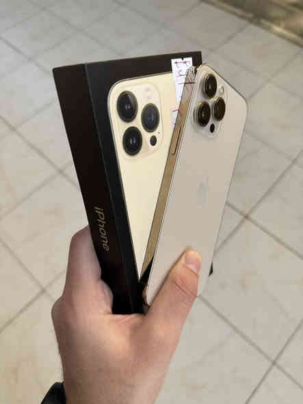 13 برو ماكس شرق اوسط ذهبي
ذاكرة 256

نظافة الجهاز 100% 

ملحقاتة كاملة 

ضمان حقيقي شامل كل الجهاز 

لمعرفة السعر والاستفسار الاتصال 
*********** ☎️
