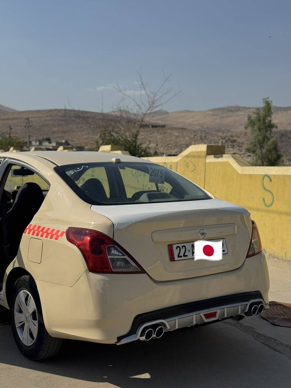 بەناوی خوای گەورە 
Nissan Sunny 🇯🇵
مۆدێل : 2014 
گێڕ ئۆتۆماتیک ،
ناوو زەرد ،
جام کارەبای ،
گێڕ وو مەکینە بەشەرت ،
سەیارەکە تازە کامل فەسروف کراوە ،
سەیارەکە کەم ڕۆیشتوە خاوێنە ،
زۆر توند وتۆڵ وو بێ کێشەیە ،
نرخ : 108 و مەعامەلە 
شوێن : حاجیاوا
ژ.م : ***********
ژ.م : *********** رانية, السليمانية
