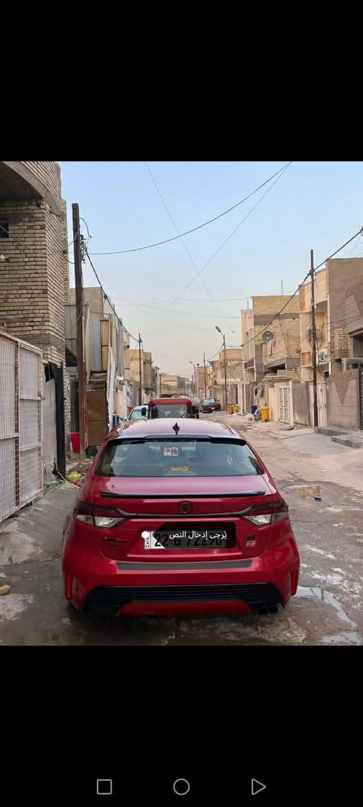 سلام عليكم كورلا موديل 2020 ومحرك 2000 ماشيه 60 السياره جديده كل نقص مابيها رقم اربيل باسمي السعر١٤٤ صور الحادث بل منشور خفيفه ضربتها ***********
