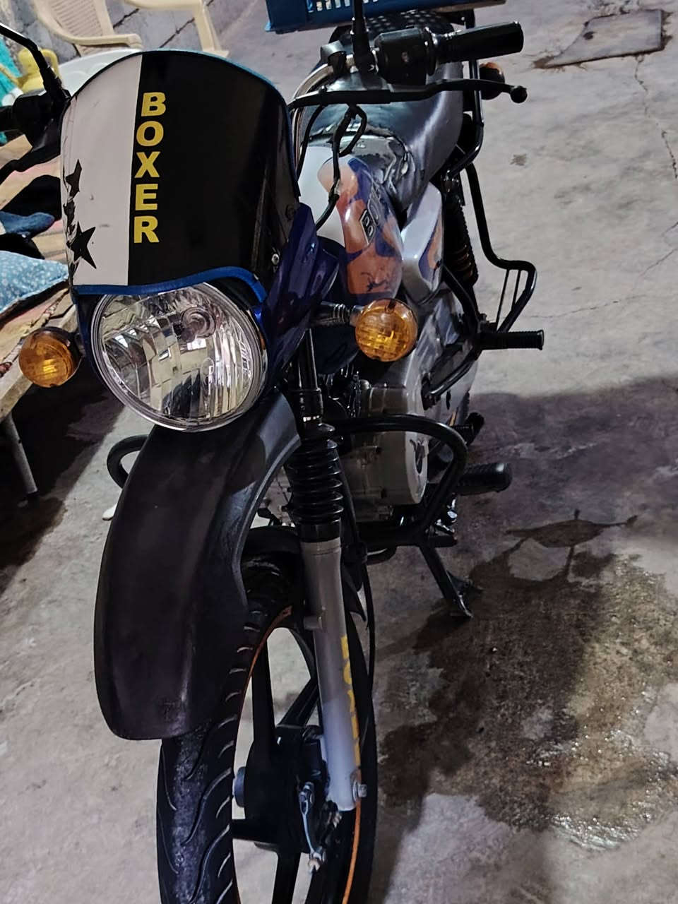 إسلام عليكم دراجه بوكسر موديل 2019اوراق اصوليه شرط ترقيم هندر سلف كله شغال عالي ناصي هورن سيدان تايرات جدد دراجه شكد تكول جديده جديده الله شاهد كهربايات كامله دبلات امامي خلفي شغال مكينه خرسه لا تبخير لا تنقيص السعر المطلوب 850وابيهه مجال المكان ديالى بعقوبه المفرك اتصال ***********
