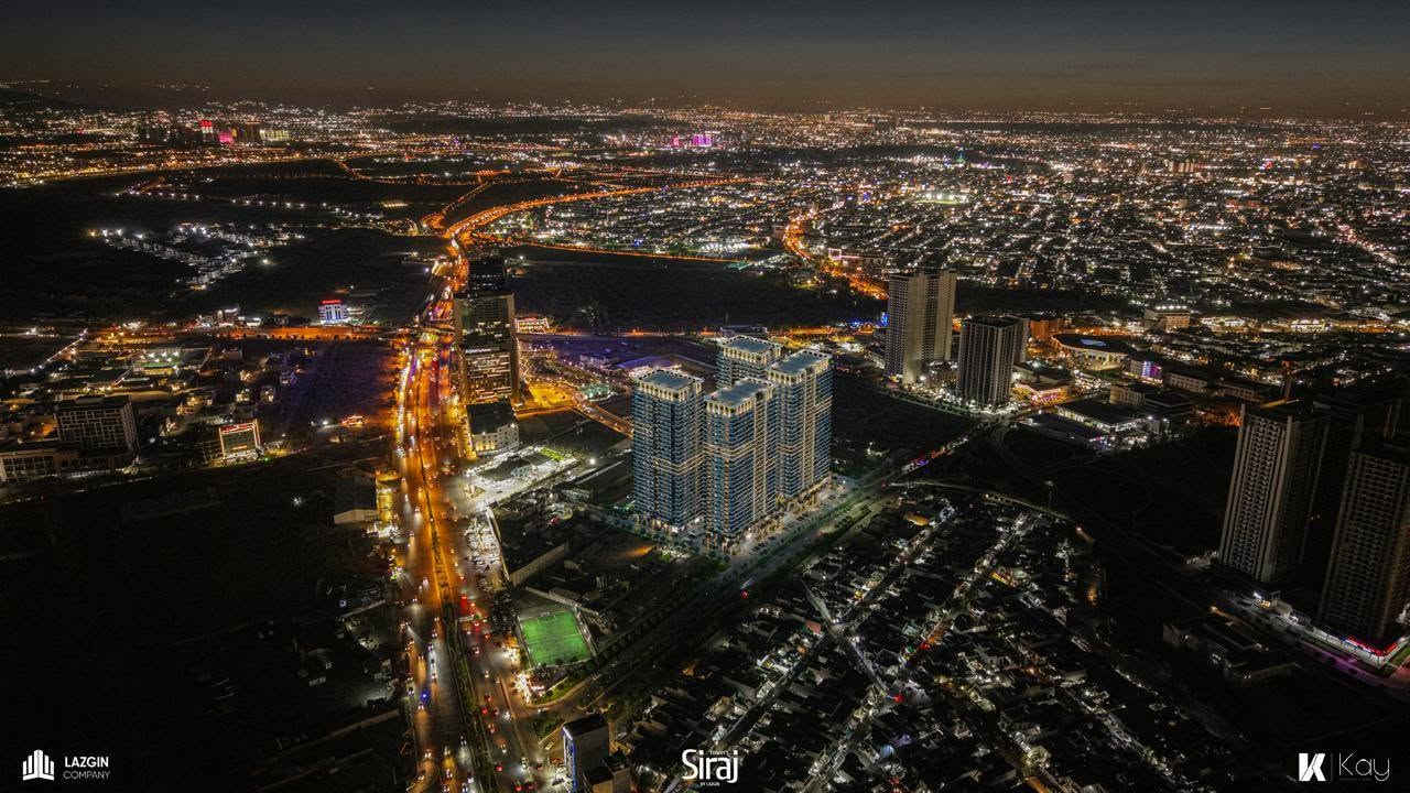 کوردی

🏙️ SERAJ TOWER – دەرفەتیەکی نایاب بۆ نیشتەجێبوون و وەبەرهێنان لە هەولێر

پڕۆژەکە لە شەقامی 100م، نزیک کۆشکی سەرۆکایەتی – هەولێر، پێکهاتووە لە 4 تاوەر بە بەرزی 36 نهۆم، بە دیمەنی پانۆرامی و دیزاینی مۆدێرن.

💰 نرخی مەتر لە 840–880 دۆلار دەست پێ دەکات.💳 تەنها 20% پێشدەست و قیستی مانگانە تا 7 ساڵ.

🏡 شوققەکان لە 90م² تا 254م² (0+1 تا 4+1) بەردەستن.

✨ تایبەتمەندییەکان:✔ Smart Home✔ Counter و Mini Bar✔ دیکۆری مۆدێرن✔ Split Inverter AC✔ کارەبای 24 کاتژمێر✔ پاراستنی گەرما و دەنگ

📞 بۆ زانیاری زیاتر:***********
***********
------------------------------------------------------------------------
العربية

🏙️ أبراج سيراج – فرصة استثمارية وسكنية مميزة في أربيل

يقع المشروع على شارع 100م بالقرب من القصر الرئاسي – أربيل، ويتكون من 4 أبراج بارتفاع 36 طابقًا مع إطلالات بانورامية وتصميم عصري.

💰 يبدأ سعر المتر من 840 إلى 880 دولار💳 دفعة أولى 20% وتقسيط حتى 7 سنوات.

🏡 تتوفر شقق بمساحات من 90م² إلى 254م² (0+1 إلى 4+1).

✨ المميزات:✔ نظام المنزل الذكي✔ كاونتر وميني بار✔ ديكورات عصرية✔ سبالت إنفرتر✔ كهرباء 24 ساعة✔ عازل حراري وصوتي

📞 للمزيد من المعلومات:***********
                   ***********
--------------------------------------------------------------------
English

Experience modern living at SERAJ TOWER, located on 100M Road, near the Presidential Palace, Erbil. A premium residential project featuring 4 towers with 36 floors, panoramic views, and high-quality construction.

✨ Apartment sizes from 90m² to 254m² (0+1 to 4+1)💰 Prices starting from $840–880/m²💳 Only 20% down payment with installments up to 7 years.

🏡 Features:✔ Smart Home System✔ Kitchen Counter & Mini Bar✔ Modern TV & Entrance Decorations✔ Inverter Split AC✔ 24/7 Electricity✔ Thermal & Sound Insulation

📞 For more information:***********
                                            ***********
