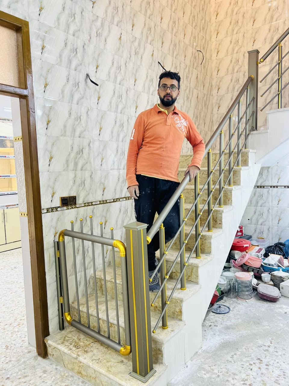 مستمرين في الأعمال اليومية 
عمل اليوم  كاونتر ألمنيوم ومحجر المنيوم في دار الاخ مؤيد الشمري  
 
        الحاج سيد ميثم للألمنيوم 
كاونترات محجرات بيبان شبابيك بكافه الأنواع 
بأدارة :الحاج سيد ميثم بهية   
للتواصل خاص او الاتصال على الارقام التالية
☎️(***********)
☎️(***********)
