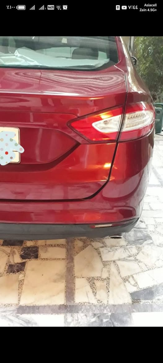 سلام عليكم فورد فيوجن للبيع موديل 2016 رقم بغداد مكينه ٢،٥ تنفس طبيعي حادثها فقط دعاميه خلفيه السعر 115$وبيها مجال شي بسيط للتواصل ***********
