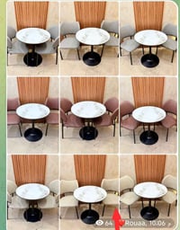 سيت ٢+١ • دوشمة جلد • سطح رخام