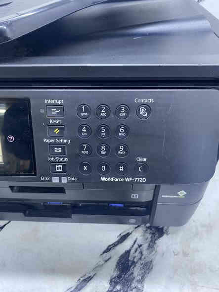 طابعه ابسون wf 7720
A3/A4
واي فاي 🛜 
وجهين 
احبار حقن 
السعر 250
توصيل موجود
فيديو موجود للتفاصيل
***********
