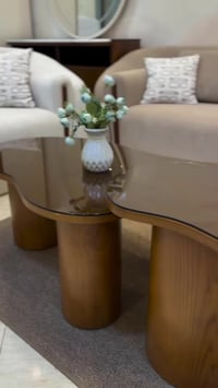 طاولة روز • خامات طبيعية • توصيل لباب البيت