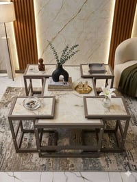 مميزات سيت الطبلات المودرن الخشبية: تصميم عصري وجذاب: تتوفر الطبلات ال...