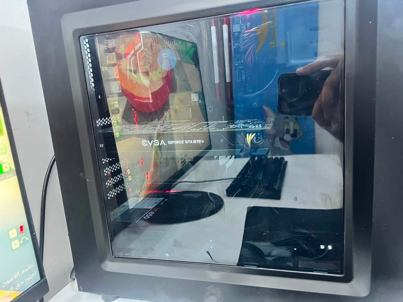 Pc للبيع 
i5 6600
Gtx 1070ti فلوندر ادشن evga
Z170x gaming 5 كيكيابايت 
Ram 16 8*2
M.2 512gb
Power 650watt Corsair 
كيس كورسير 

مكاني نجف توصيل اكو سعر ٤٥٠ 
رقم متواجد واتساب فقط ***********

